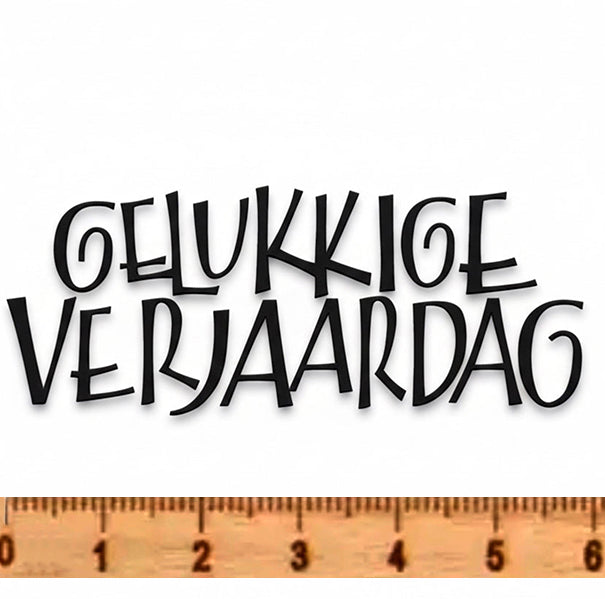 NIEUW • Stempel Gelukkige verjaardag