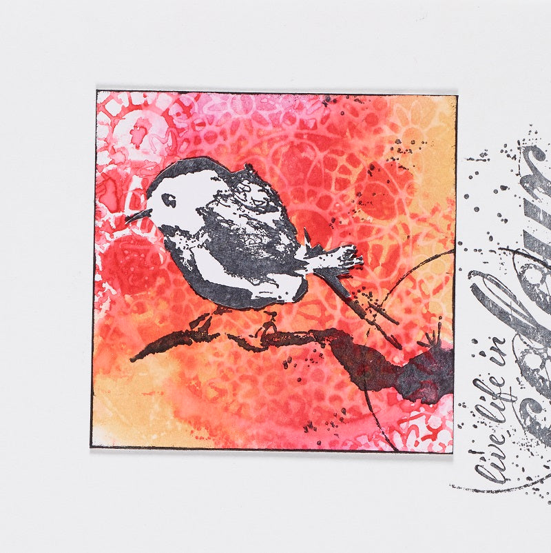 Gesso and Distress ink, irrisistible - Willy Duit - 3EN