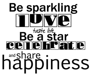 Be sparkling - love - taste life - 140003