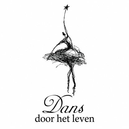 Stempel Dans door het leven • Ballerina