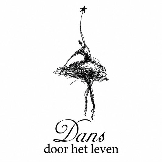 Stempel Dans door het leven • Ballerina