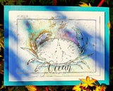 25014 - The sound of the Ocean... / Krab - Stempelset A5 - NIEUW