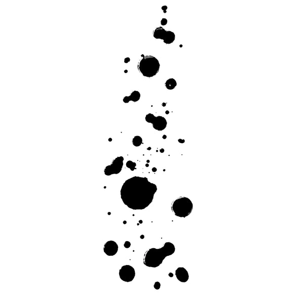 NIEUW • Achtergrondstempel Inktspatten