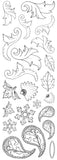 24048 - Ornamental Design Elements -  Stempelset A5 formaat - NIEUW