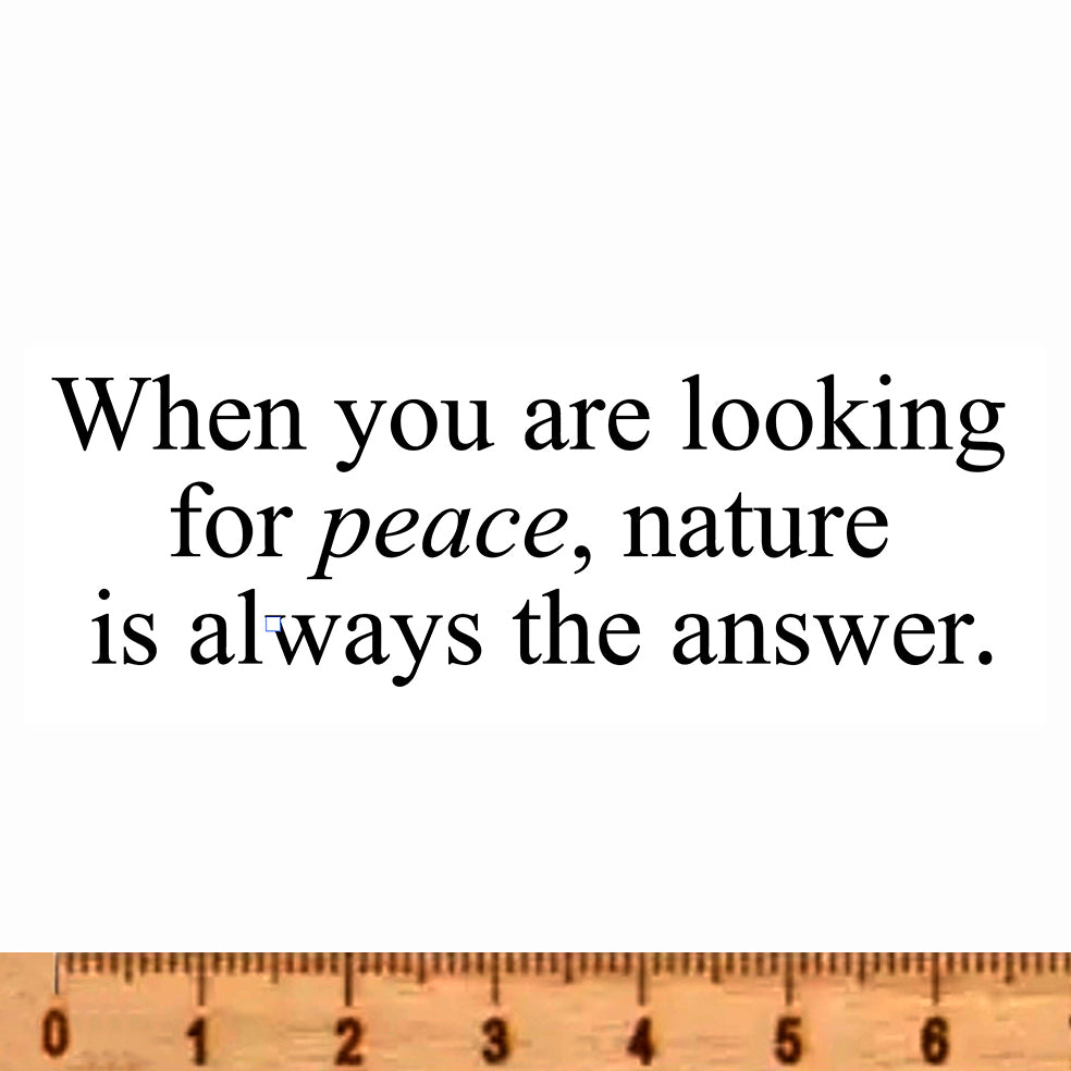 Stempel When you are looking for peace