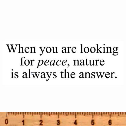Stempel When you are looking for peace