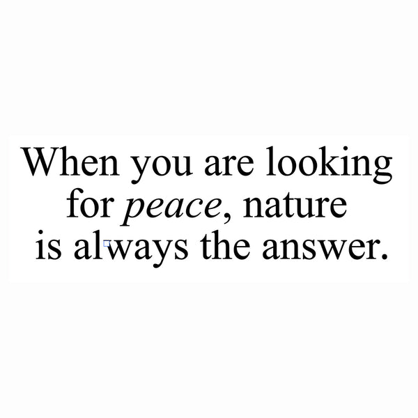 Stempel When you are looking for peace