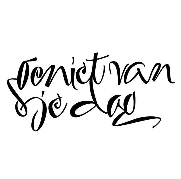 NIEUW • Stempel Geniet van je dag