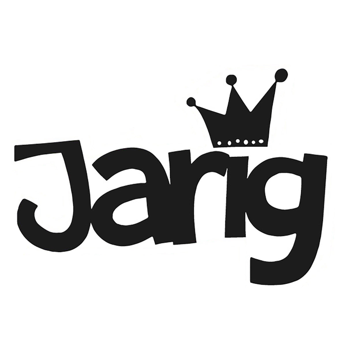 NIEUW • Stempel Jarig met kroontje