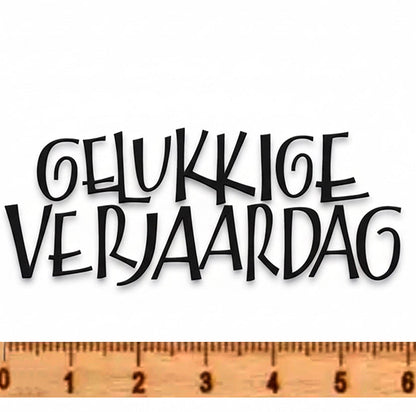 NIEUW • Stempel Gelukkige verjaardag