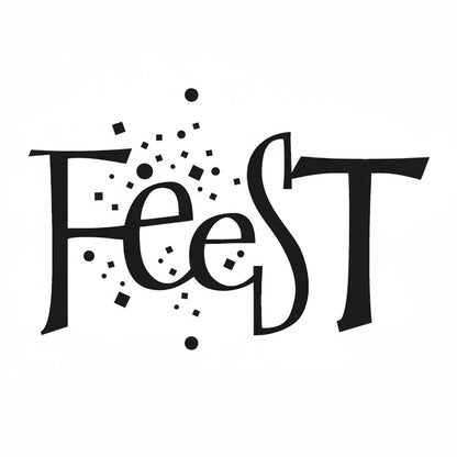 NIEUW •  Stempel Feest