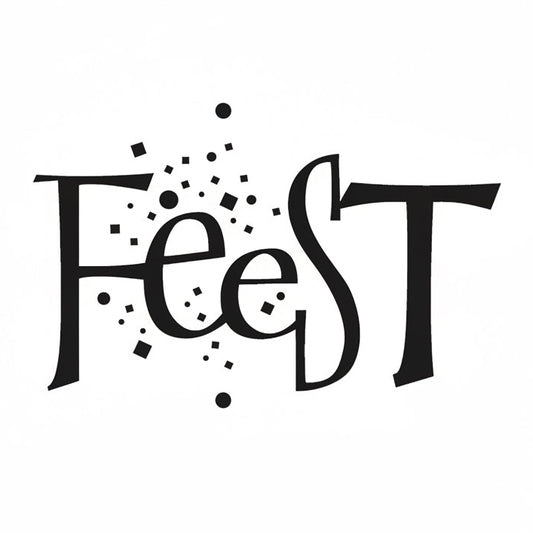 NIEUW •  Stempel Feest