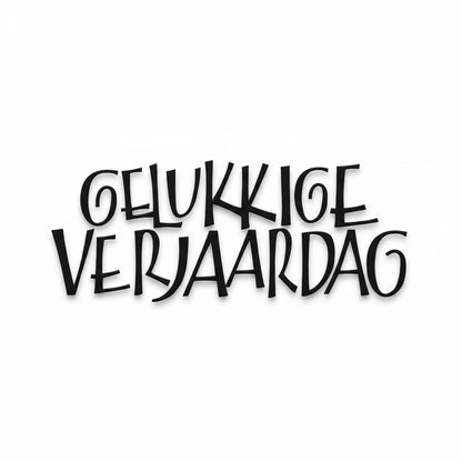 NIEUW • Stempel Gelukkige verjaardag