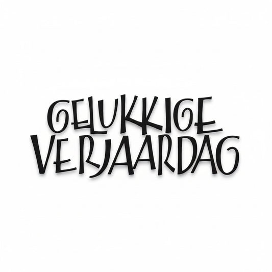 NIEUW • Stempel Gelukkige verjaardag