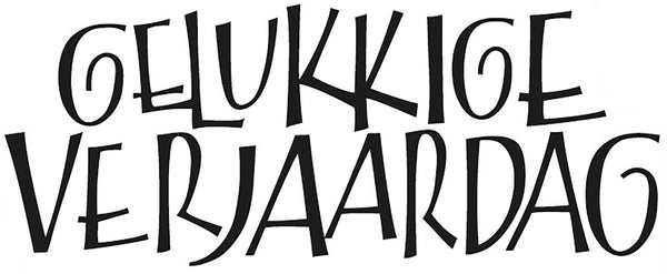 NIEUW • Stempel Gelukkige verjaardag