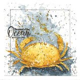 25014 - The sound of the Ocean... / Krab - Stempelset A5