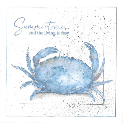 The sound of the Ocean... / Krab - Stempelset groot