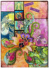 25022 - Paisley Flowers - Stempelset A5 - NIEUW