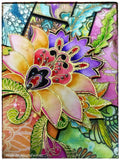25022 - Paisley Flowers - Stempelset A5 - NIEUW