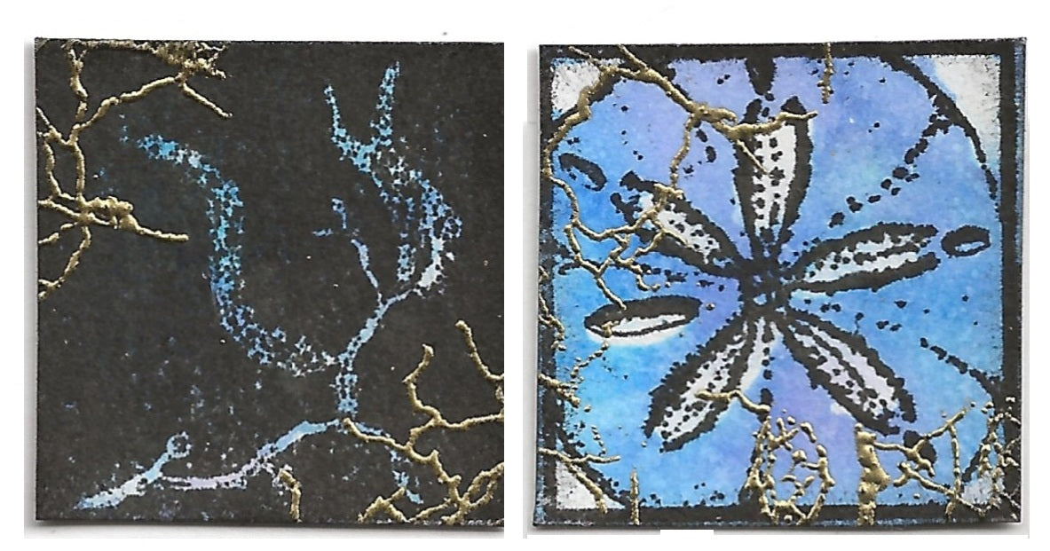 Achtergrondstempel Craquele