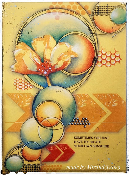 Achtergrondstempel Cirkels