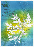 23003 - Nature & Leaves - Stempelset slimline formaat