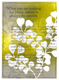 23003 - Nature & Leaves - Stempelset slimline formaat