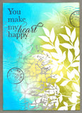 23003 - Nature & Leaves - Stempelset slimline formaat
