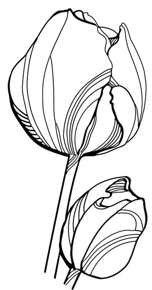 Tulp, gestileerd - 10001