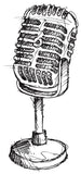 Microfoon vintage model - 160023 - aanbieding
