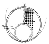 Achtergrondstempel cirkels klein - 21081 - AANBIEDING/SALE