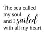 The sea called my soul... - 21158-kl - aanbieding