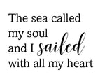 The sea called my soul... - 21158-kl - aanbieding
