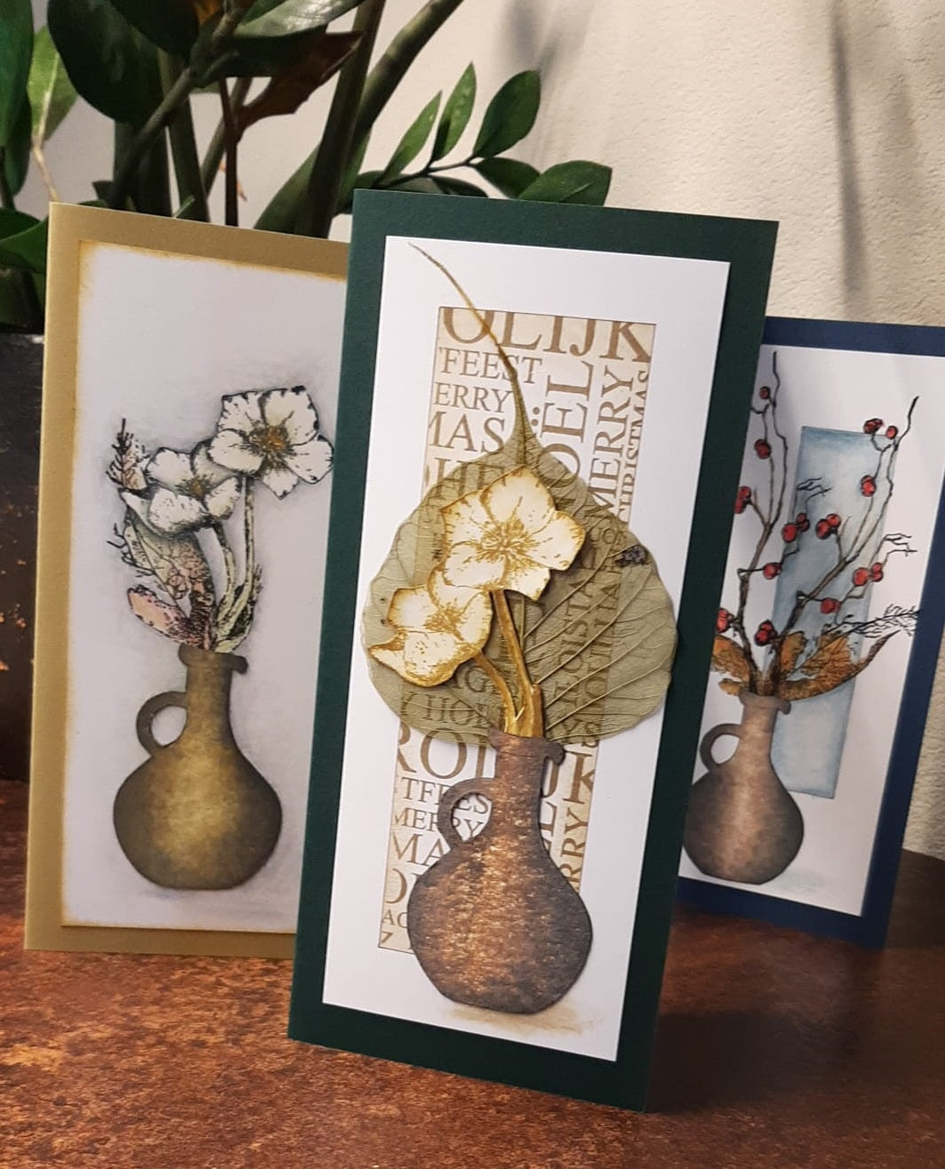 Vaas / Kruikje natuurlijk maken met Distress Oxide inkt - Annelies Sanders - 1NL