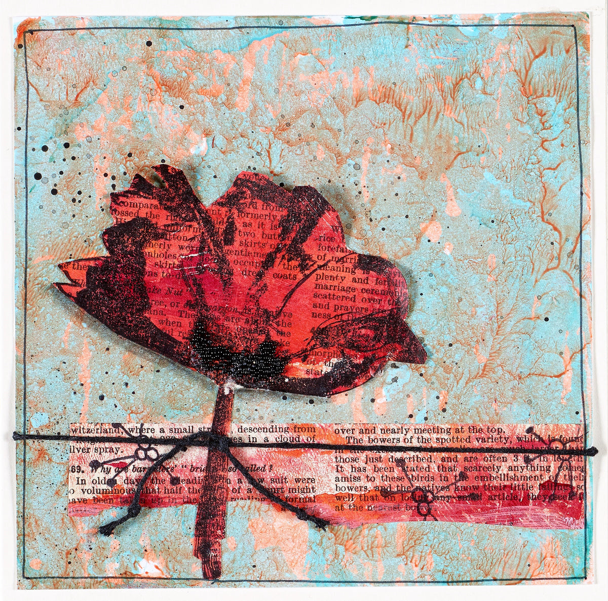 Tulp en gelli plate - Charry Buschkens - 1NL