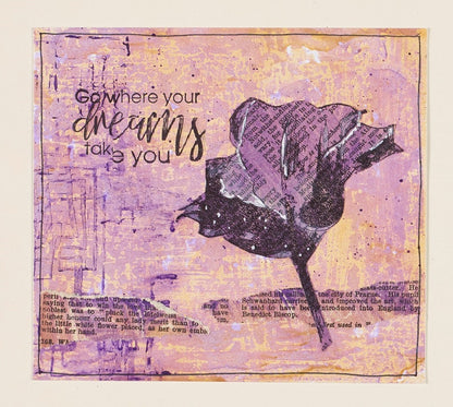 Tulp en gelli plate - Charry Buschkens - 1NL