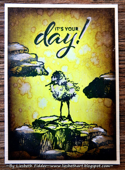 Background with ordinary highlighters - Liesbeth Fidder - 1EN