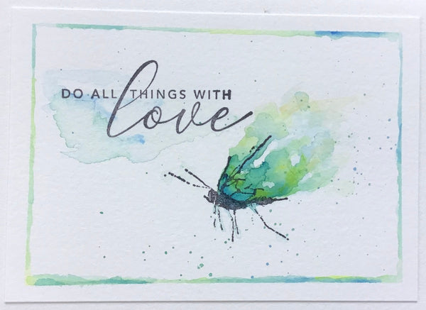 Schmetterling Aquarell - Geralda Jansen-2DE