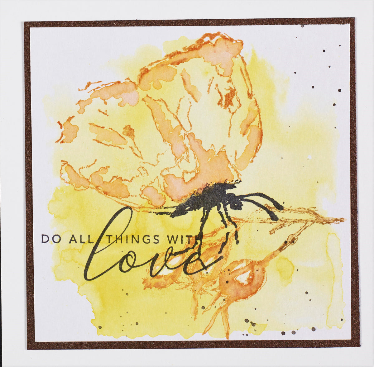 Aquarelltechnik mit Distress Ink - Willy Duit - 1DE