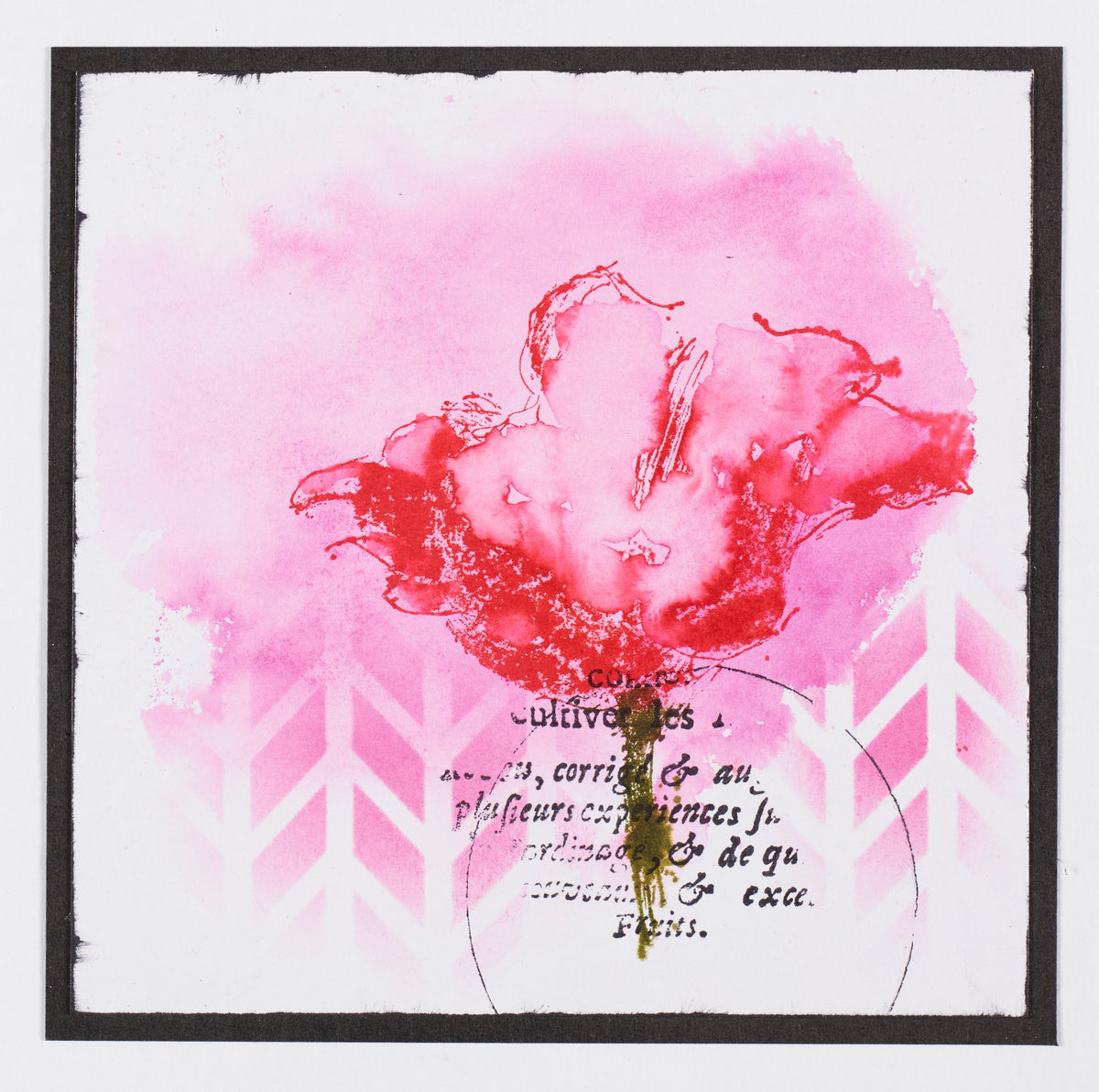 Aquareltechniek met Distress inkt - Willy Duit - 2NL