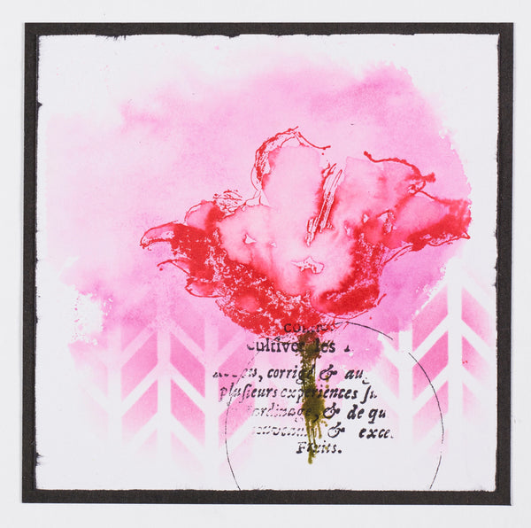 Aquarelltechnik mit Distress Ink - Willy Duit - 2DE