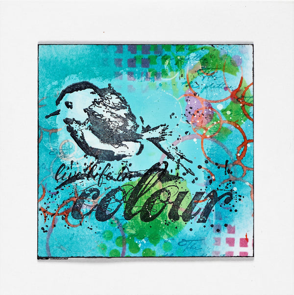 Gesso und Distress Ink - Willy Duit-3DE